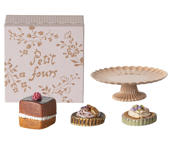 Maileg Kuchen und Tortenständer Set für Mäuse oder Hasen